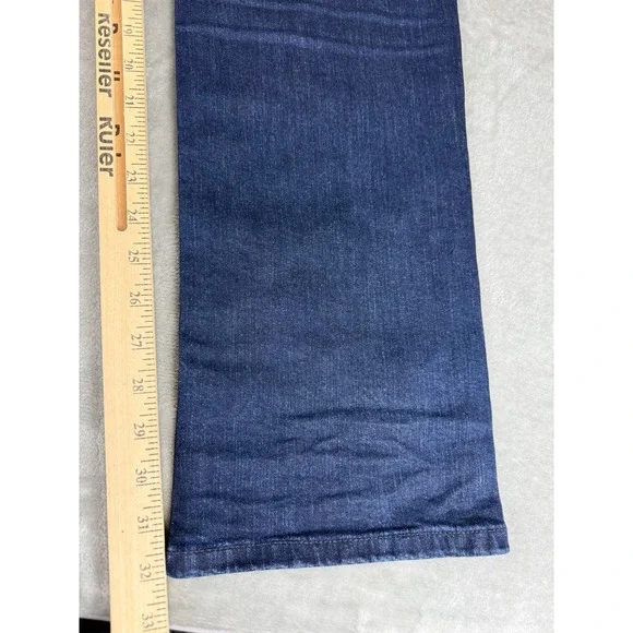 Diesel Larkee Straight Leg Jeans Mens 32x32 Dark Blue Denim Button Fly $195 NWT